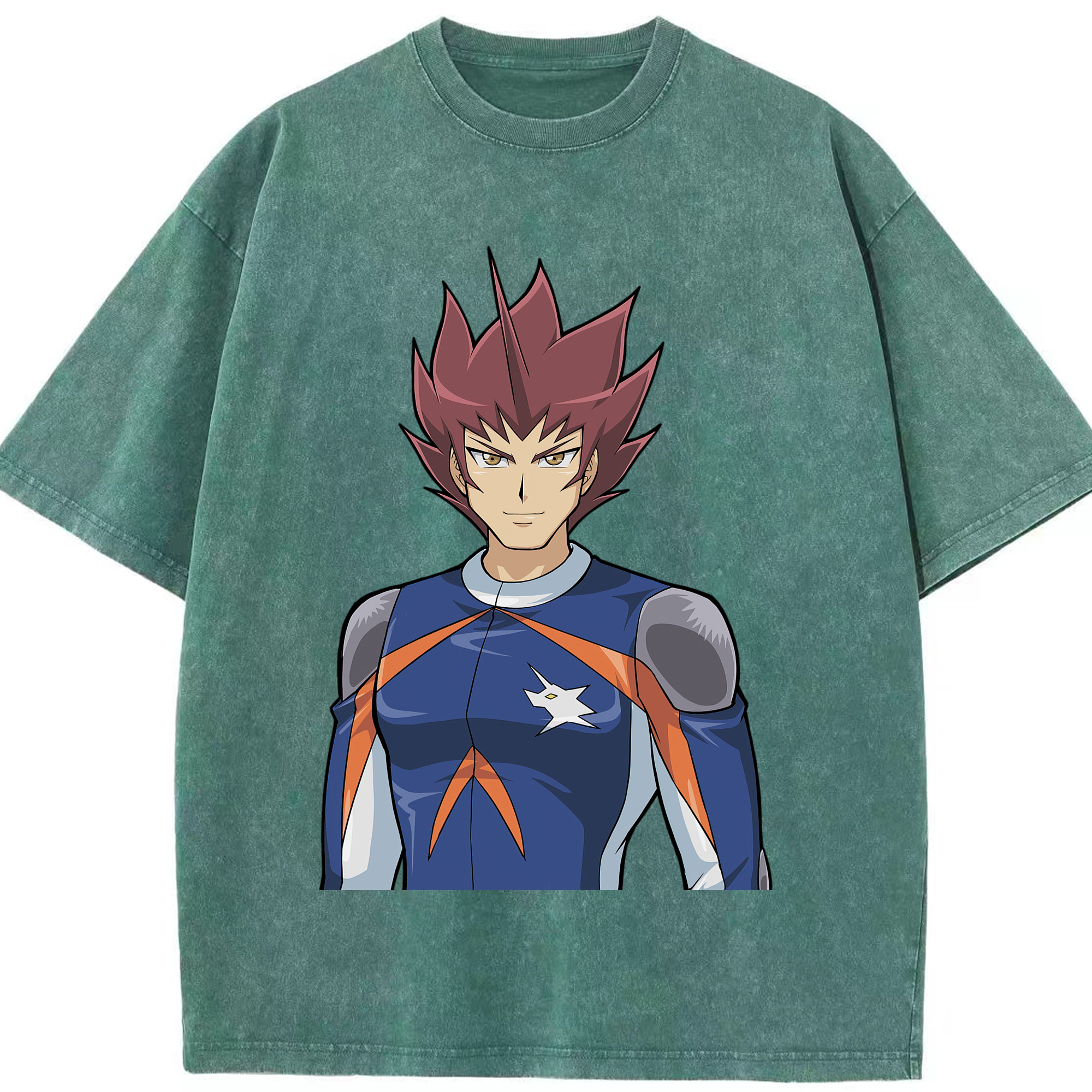 （画像用） 遊☆戯☆王 Yu-Gi-Oh! 綿100% ヴィンテージ風 半袖Tシャツ（フロントプリント）